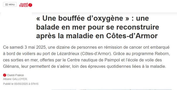 Ouest France du 5 mai 2025