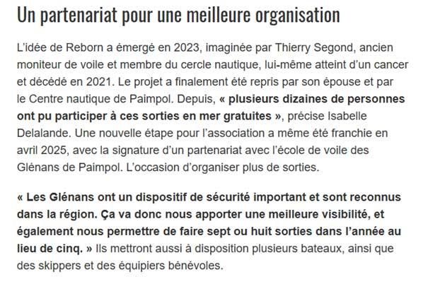 Ouest France du 5 mai 2025