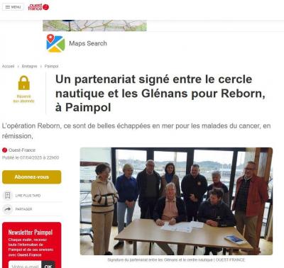 Ouest France du 7 avril 2025